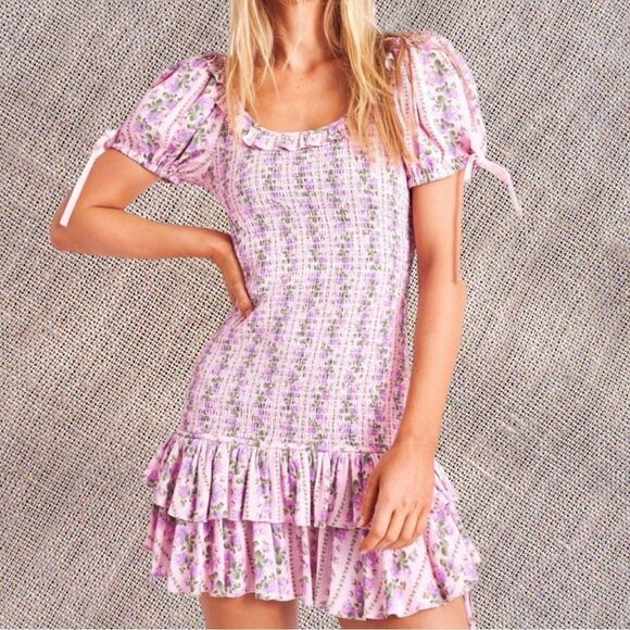 LoveShackFancy Violet Dress - Picture 2 of 8